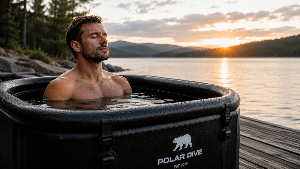 Cold Plunge at sunrise